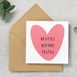 Biglietto di auguri per il giorno di San Valentino / Divertente biglietto di apprezzamento per il migliore amico / Biglietto per i migliori amici / Biglietto di San Valentino/San Valentino per lui/lei / Biglietto per la fidanzata