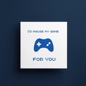 Gaming Valentinstag Karte - Lustige Valentinstag Karte, Gamer, Punny Valentinstag Karte, Videospiele