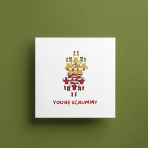 Cartão de Dia dos Namorados de Rugby - Cartão Engraçado de Dia dos Namorados, Scrum, Cartão de Dia dos Namorados Engraçado, Jogador de Rugby