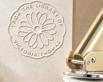 Carimbo de metal personalizado com monograma para casamento - Carimbo de metal com monograma inicial para casamento, artigos de papelaria para casamento, carimbo para envelope de casamento, carimbo com logotipo