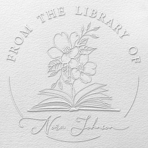 Embosseur de livre personnalisé, Tampon de gaufrage personnalisé, embosseuse de livre, embosseuse de réservation de ferraille, embosseuse d'enveloppes personnalisées, cadeau pour les amoureux des livres
