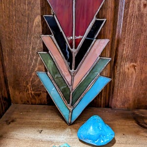 Stained Glass Art Deco Hanging