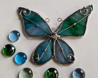 Stained Glass Butterfly Suncatcher