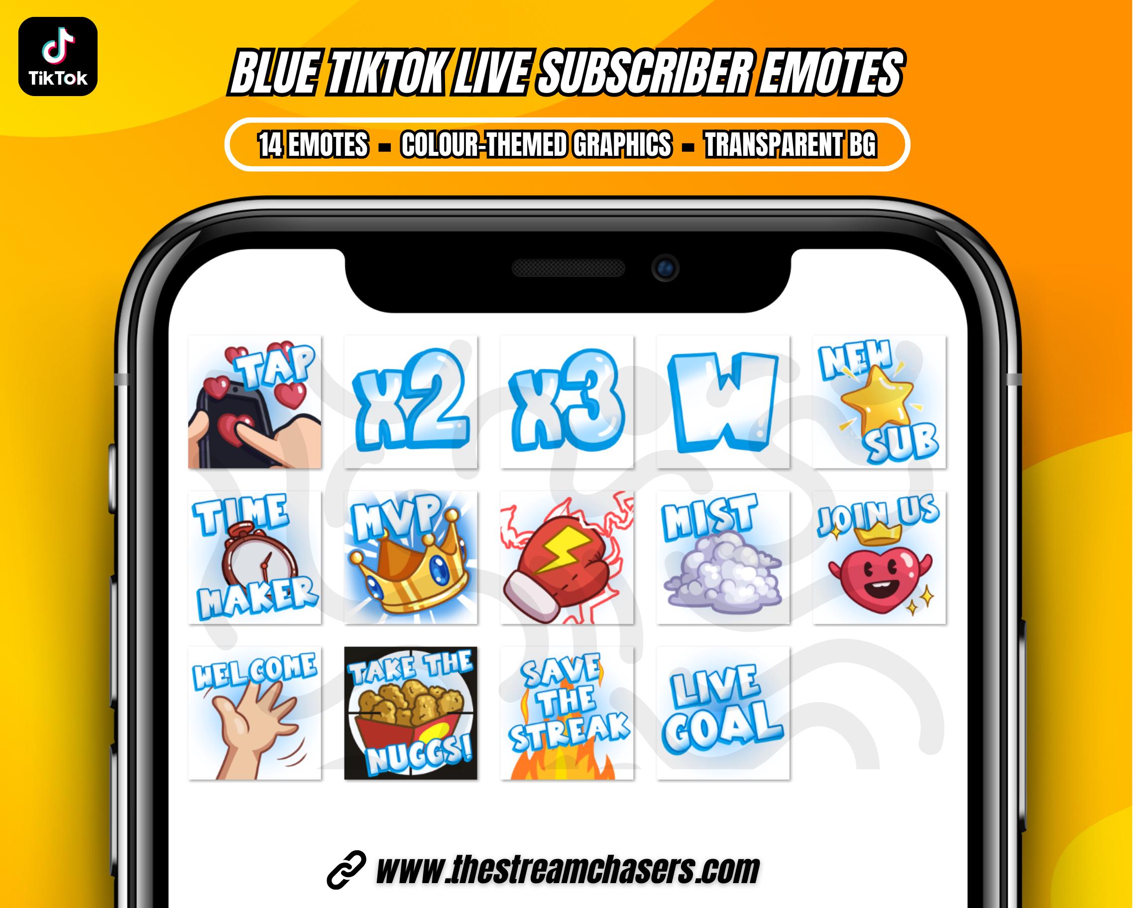 Tiktok live subscriber stickers - Etsy 日本