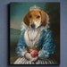 Custom Princess Pet Portrait, Royal Dog Portrait, Gift for Dog Lover ...