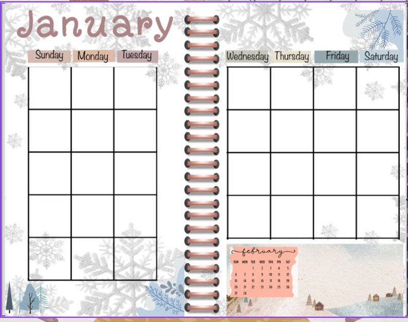 Spiral Bound Bullet Journal Etsy