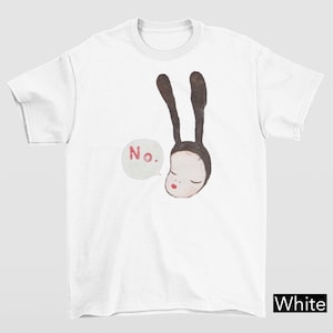 Yoshitomo Nara Bunny Girl Shirt, Bunny Girl No Shirt, Coquette Yoshitomo Nara Bunny Shirt, Coquette Japan Aesthetic Bunny Graphic Tee