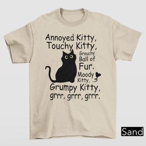 Funny Grumpy Cat Shirt, Annoyed Grumpy Kitty Shirt, Funny Sarcastic Cat Lover Shirt, Cat Mom Shirt, Aesthetic Graphic Retro Vintage T Shirt