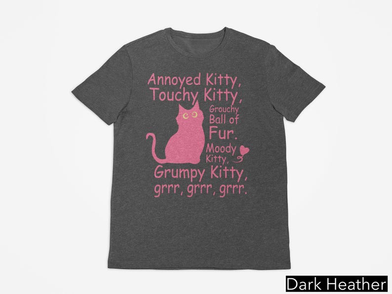 Funny Grumpy Cat Shirt, Annoyed Grumpy Kitty Shirt, Funny Sarcastic Cat Lover Shirt, Cat Mom Shirt, Aesthetic Graphic Retro Vintage T Shirt