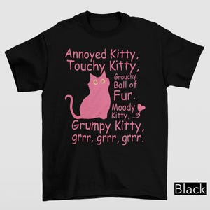 Funny Grumpy Cat Shirt, Annoyed Grumpy Kitty Shirt, Funny Sarcastic Cat Lover Shirt, Cat Mom Shirt, Aesthetic Graphic Retro Vintage T Shirt