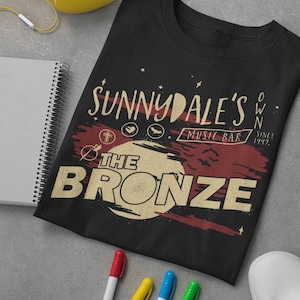 Sunnydale's The Bronze T Shirt, BTVS, Vintage Buffy The Vampire Slayer Shirt, Buffy Vampire And Demon, Dingoes Ate My Baby, Sarah Michelle