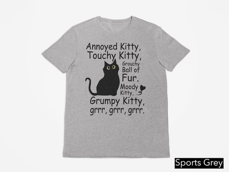 Funny Grumpy Cat Shirt, Annoyed Grumpy Kitty Shirt, Funny Sarcastic Cat Lover Shirt, Cat Mom Shirt, Aesthetic Graphic Retro Vintage T Shirt