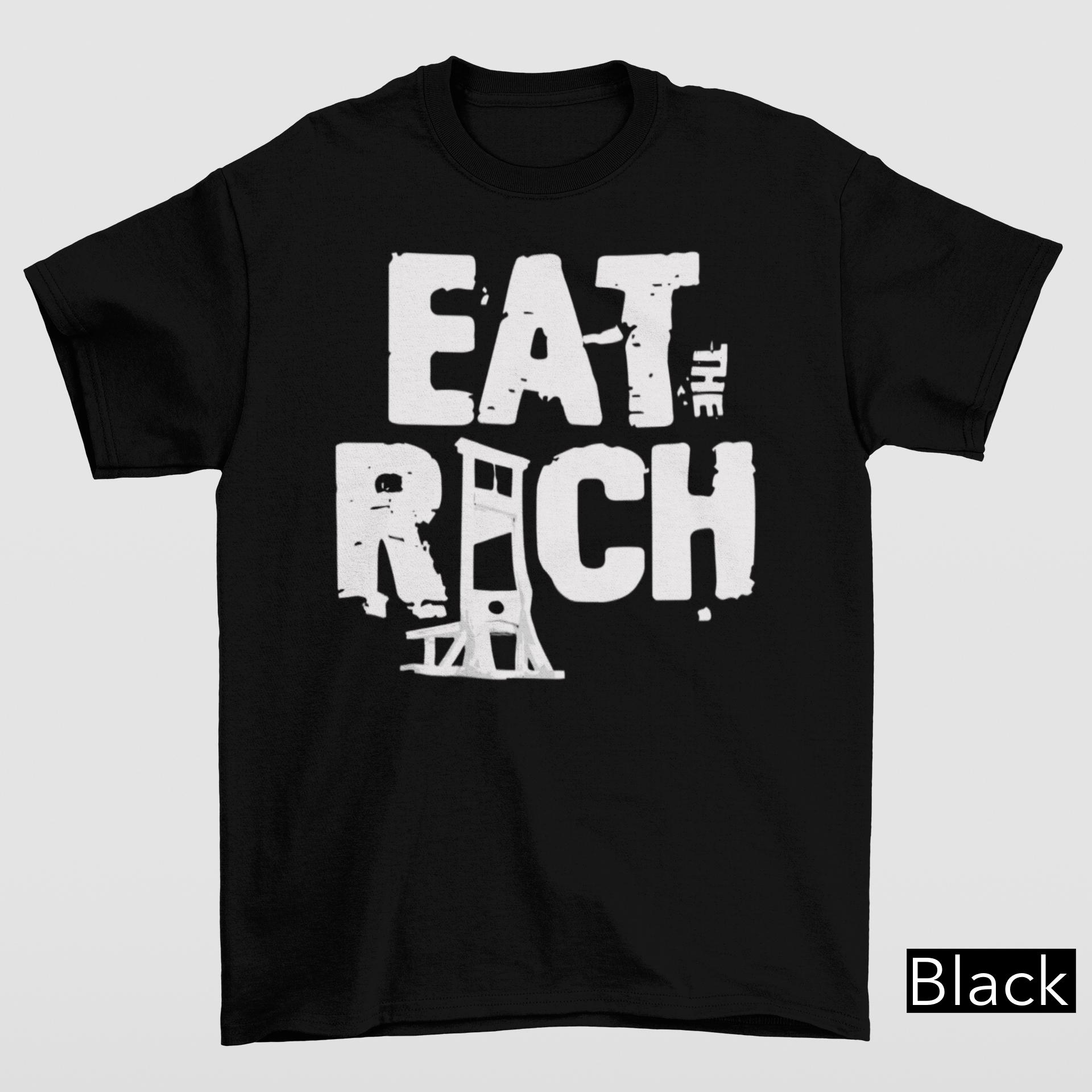 Eat the Rich Shirt, French Revolution Guillotine Shirt, Anti Capitalism Social Justice Libral Leftist Resistance Tee, Guillotine Protest Tee