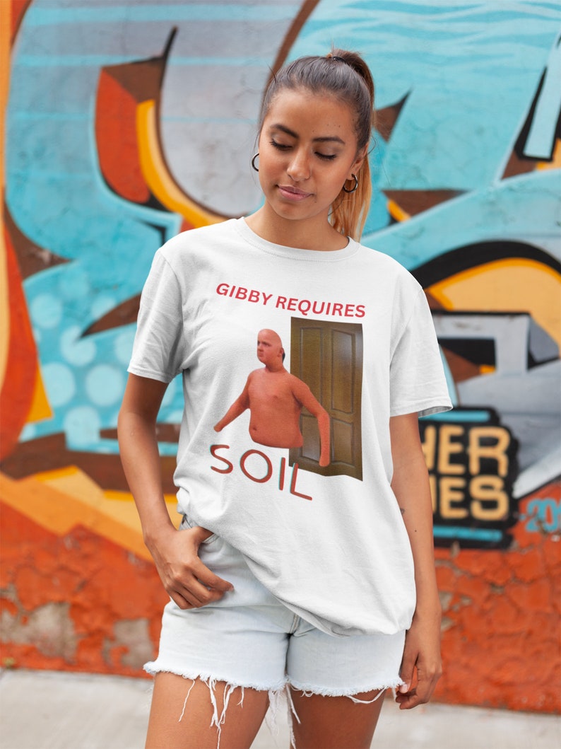 Gibby Requires Soil Shirt, Oddly Specific Shirt, Emo Clothing, Meme Shirt, Ironic Shirt, Meme Graphic, Gag Shirts, Ironic Shirt, Sarcastic bild 4