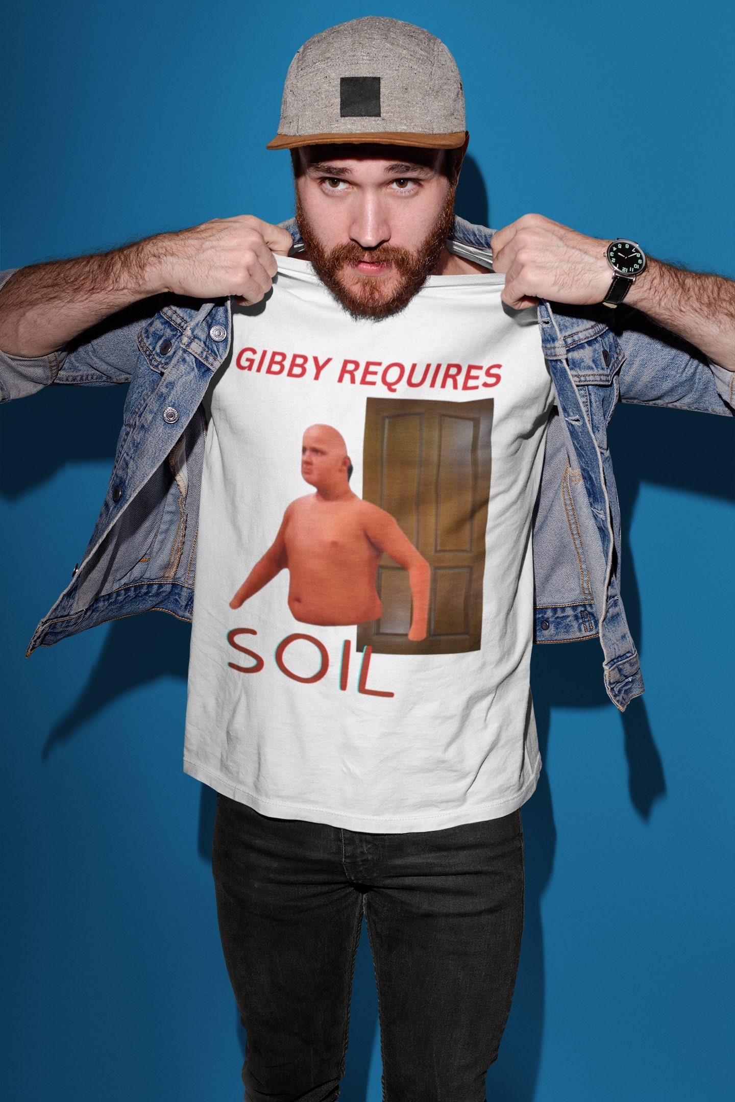 Gibby Requires Soil Shirt, Oddly Specific Shirt, Emo Clothing, Meme Shirt, Ironic Shirt, Meme Graphic, Gag Shirts, Ironic Shirt, Sarcastic