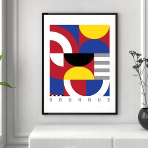 Bauhaus Poster Printable Wall Art Set Digital Download, Three Piece ...
