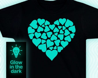 Paint Splatters T-shirt / Glow-in-the-dark T-shirt /kids Clothing