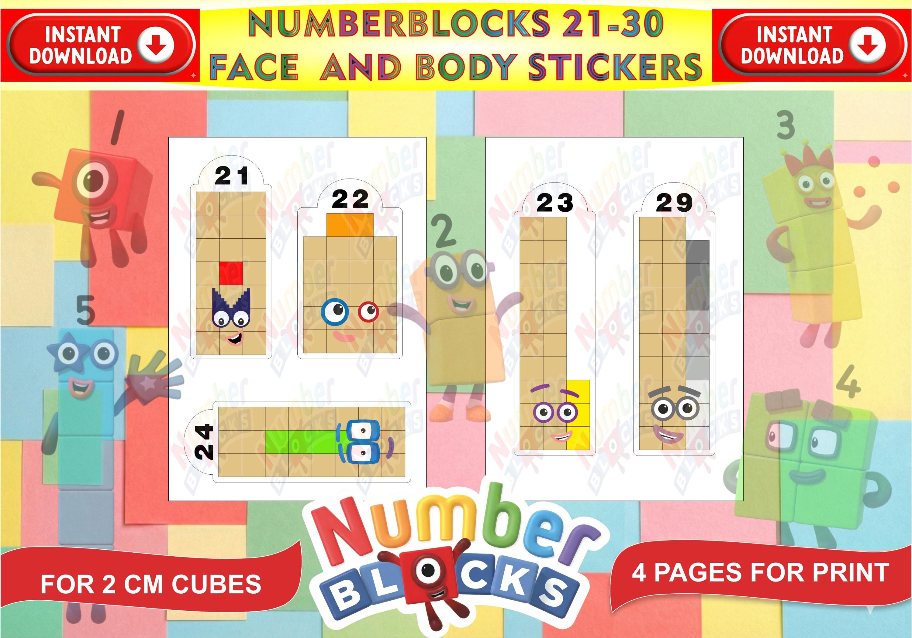 新品未使用　Numberblocks ナンバーブロックス 21-30 Numberblocks 21-30 Cubes - YouTube
