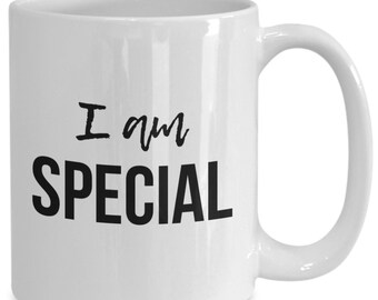 I am special coffee mug, expression, gift mug, coffee, positivity, good vibes, positive mindset, affirmation, motivational, inspirational...