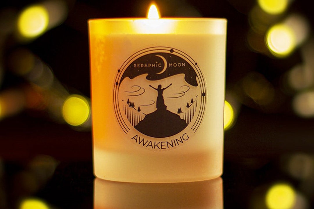 Grapefruit Luxury Soy Wax Candle Awakening Frosted Glass Etsy UK