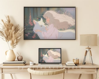 Fairy Tale | Lofi Art, Printable Wall Art, Instant Download Art, Printable Digital Art,Digital Prints, Lofi Wallpaper, Lofi Game Art