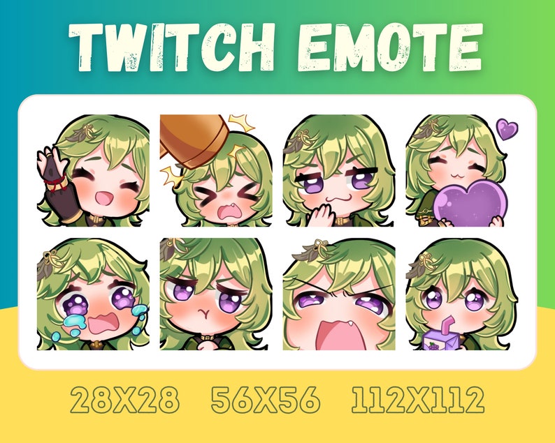 Genshin Impact Emotes Collei Emote Pack Collei Emote Game - Etsy Norway