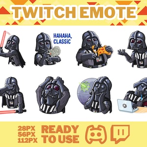 Emote Pack, Villain Star Emotes, Manga Emote, Cartoon Emote, Anime Twitch Emotes, Discord Emotes, Twitch Emotes, Twitch Emotes Pack,Streamer