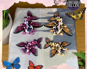 Dragón mariposa diminuto impreso en 3D - Articulado - Regalo antiestrés