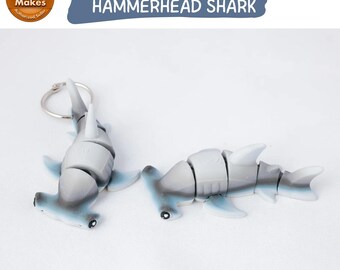 MMMini Hammerhead Shark Fidget - Optional Keychain