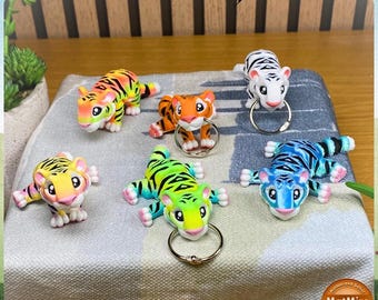 MMMini Tiger Fidget - Optional Keychain