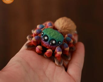 MMMini Spider Fidget - Optional Keychain