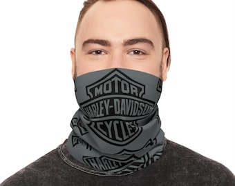 Braga para el cuello con emblema de motocicleta / Protección contra el viento y el sol