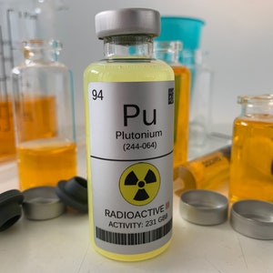 Pu - Plutonium 244 Sample - Glow-In-The-Dark - !!PROP!!