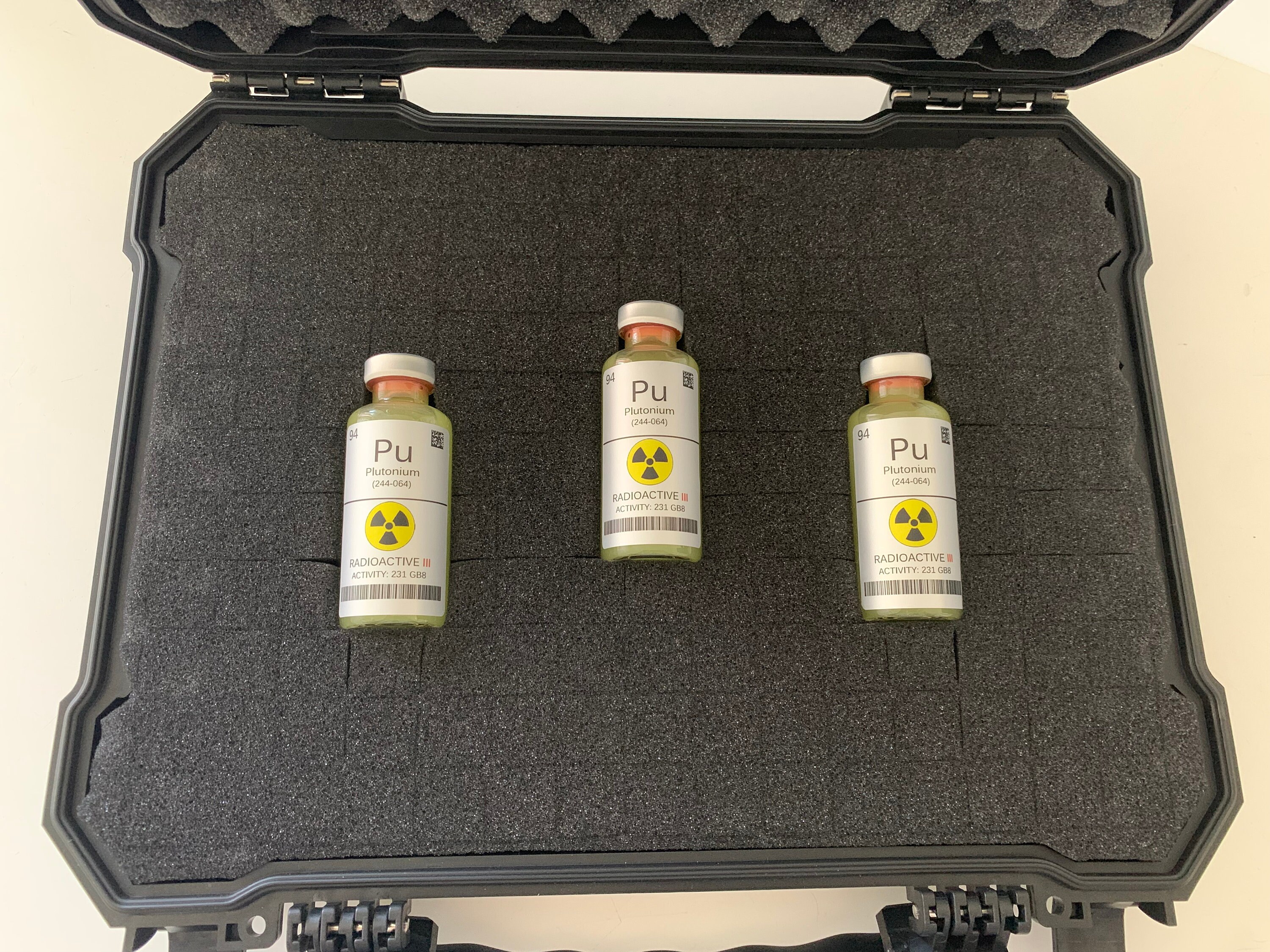 Pu Plutonium 244 Sample Glowinthedark PROP Etsy