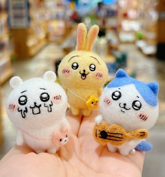 Own Design Cute Japan Cartoon Chiikawa Funny Face Keychain