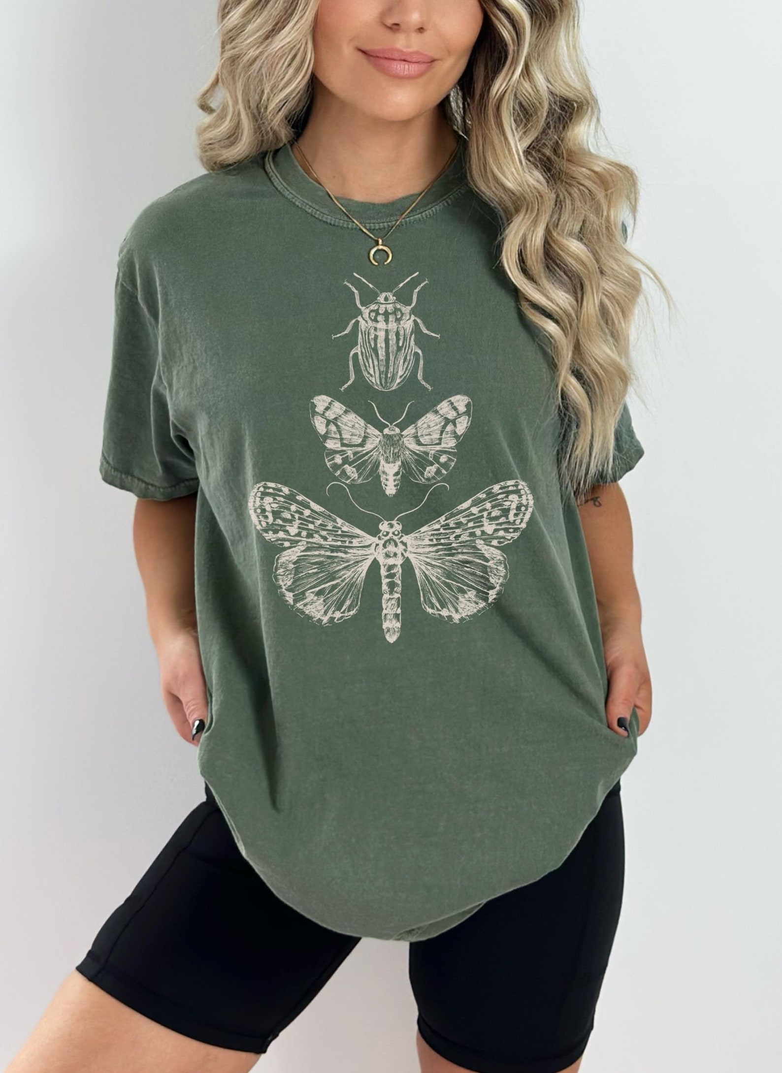 Cottagecore Moth Comfort Colors T Shirt Butterfly Beetle - Etsy