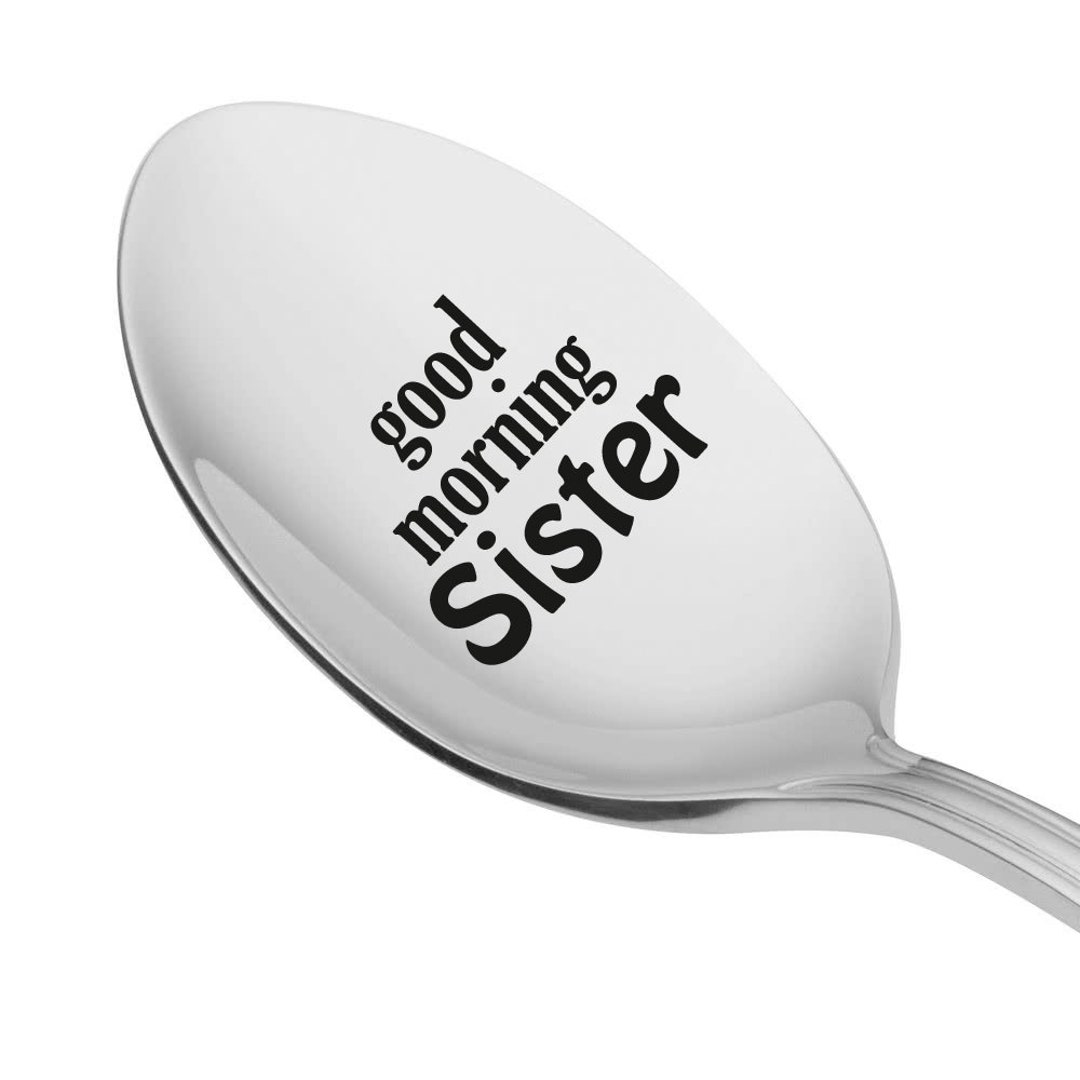 Sister Love Good Morning Wishes Spoon, Unique Gifts for Sister