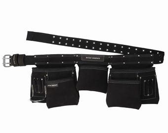 Tool Apron Multiple Pockets Tool Belt Nail Hammer Loop Pouch