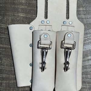 Heavy Duty Buffalo Leather Tool Pouch: Lineman Plier Holder