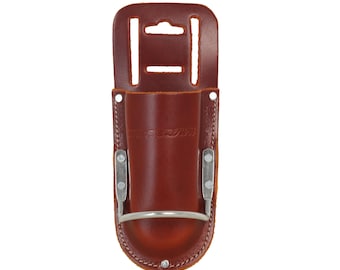 Portamartillo de cuero resistente: funda para cinturón de herramientas reforzada con acero