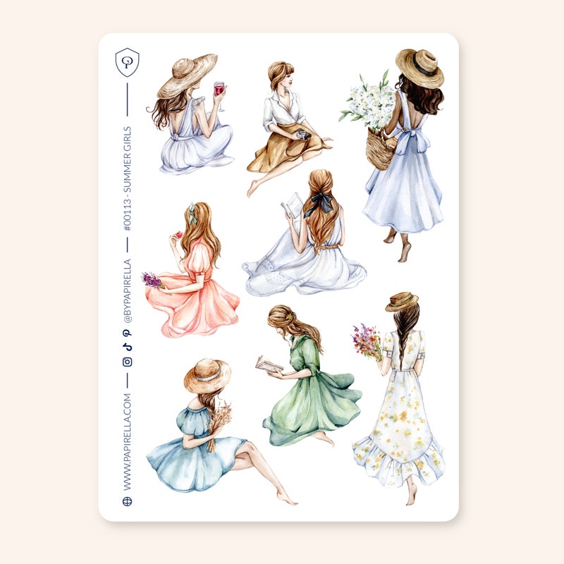 Dress Stickers - Etsy