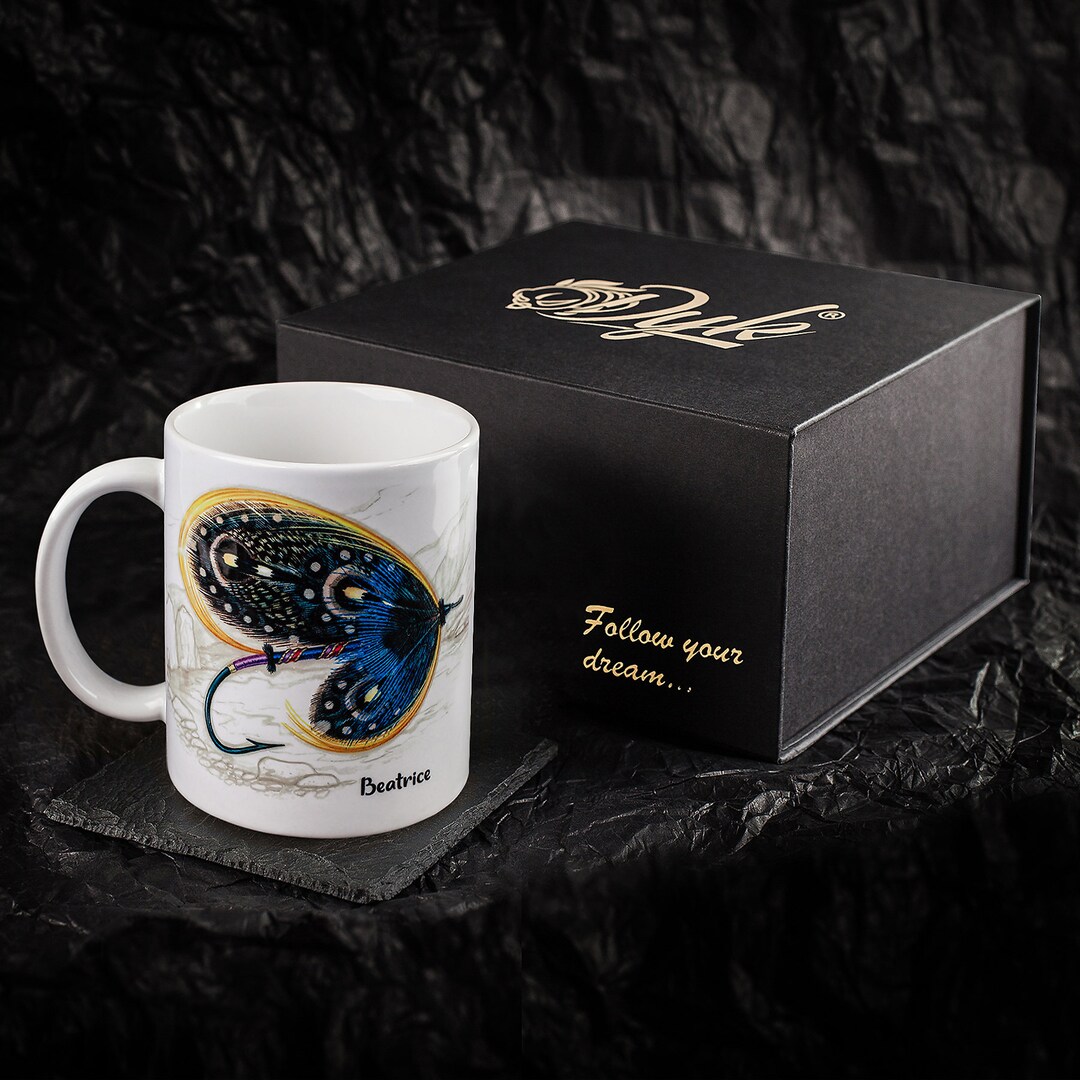 Fishing Cup, 11 Oz Fly Fishing Cup, Camping Cup, Gone Fishing Gift