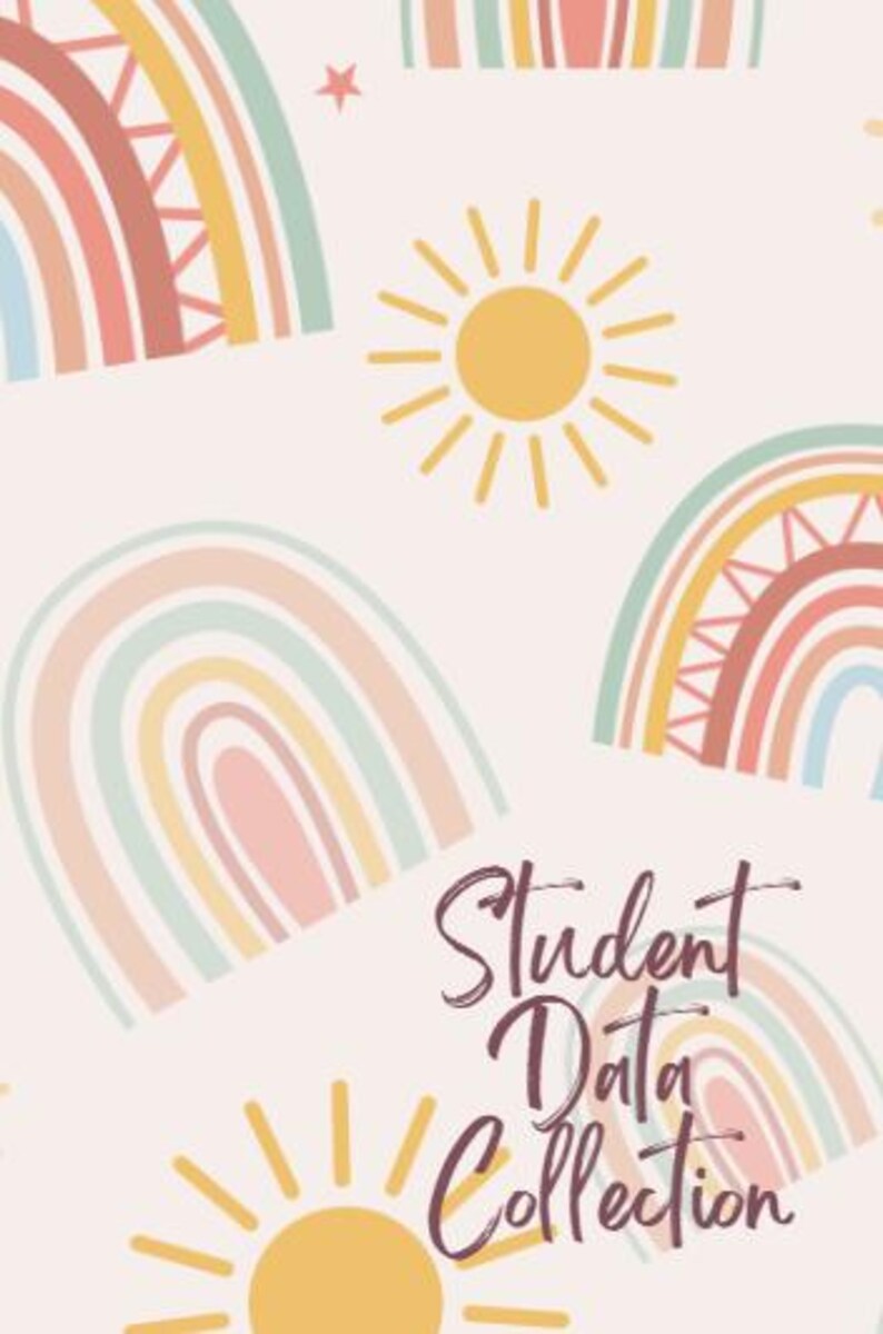 Student Data Collection Journal - Etsy