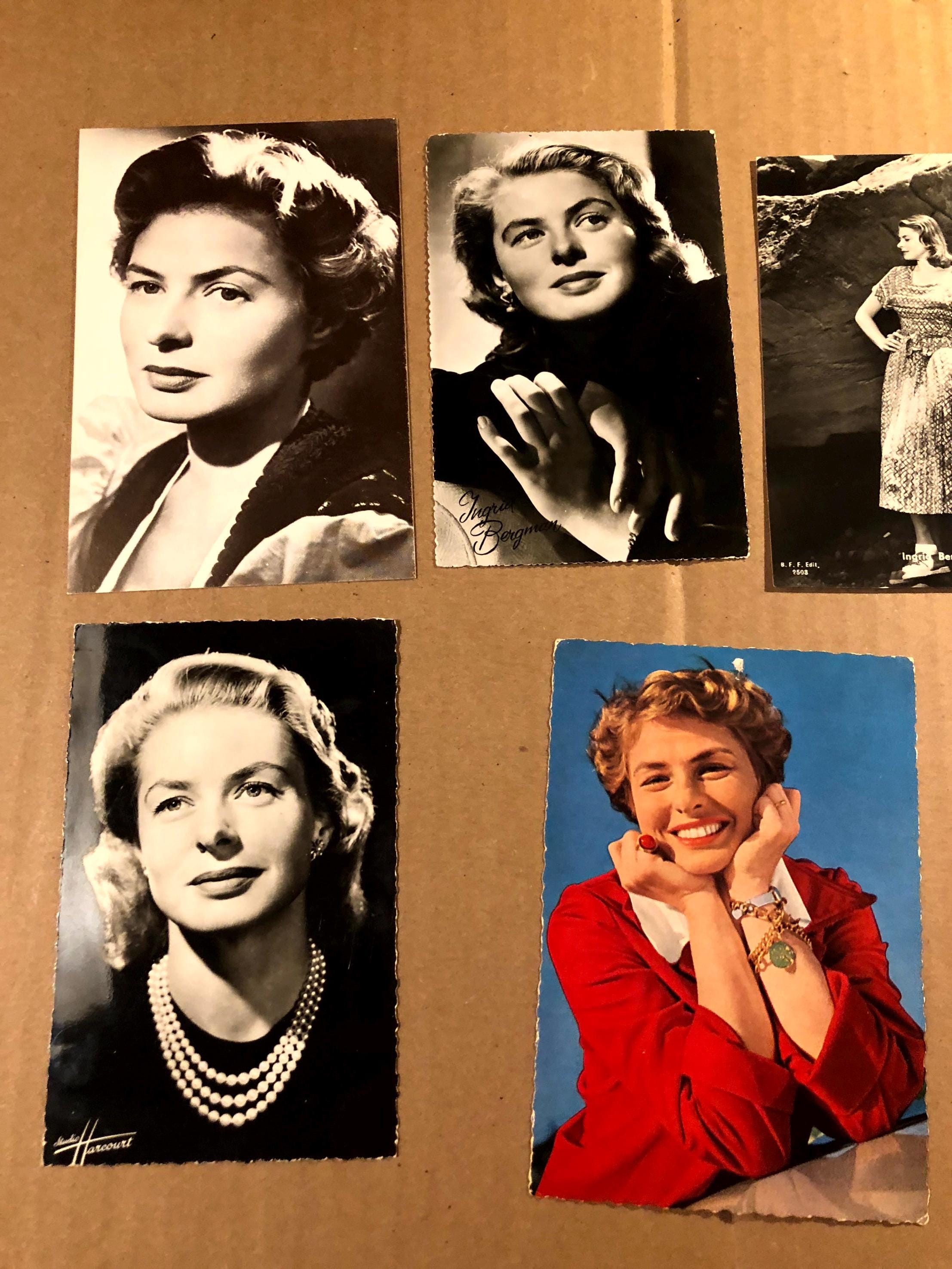 1940年代~1950年代のイングリッド・バーグマンのオリジナル初期 1940年代~1950年代のイングリッド・バーグマンのオリジナル初期