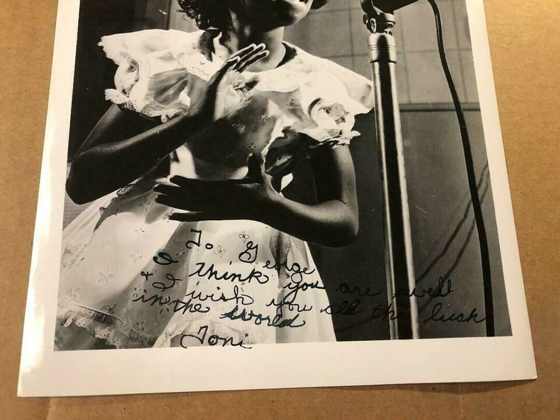 Toni Harper Extremely Rare Early Autographed 8/10 40s Black Child Star ...