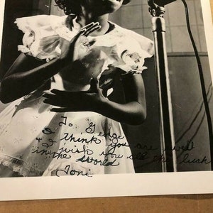 Toni Harper Extremely Rare Early Autographed 8/10 40s Black Child Star ...