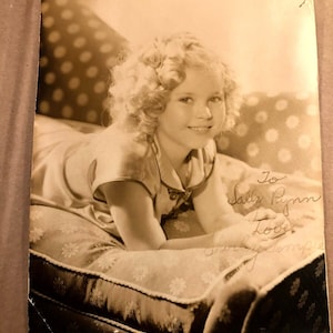 Shirley temple autograph - Etsy 日本