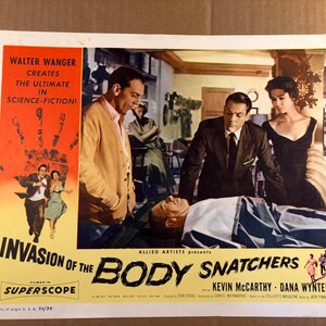 ""Invasion of The Body Snatchers"" Classic Sci Fi Original 1956 Karte."
