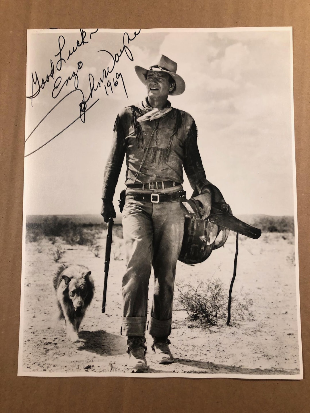 Carte postale affiche John Wayne - Collection