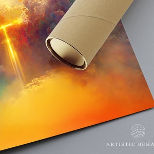 Spirituelles Poster von ''World of Colors'' An Artistic Behavior religiöses Poster von Marcus Wandbild Bibelvers Poster Wandkunst Bild 3